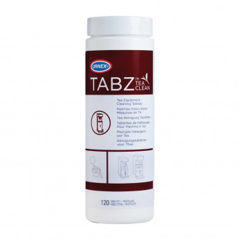 Urnex Tabz Tea Equipment Cleaner Tablets 4g (12 x 120 Pack) - Click to Enlarge