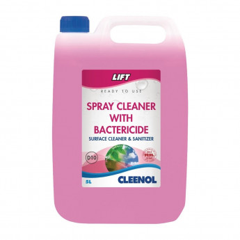 Cleenol Lift Antibacterial Spray Cleaner 5Ltr (Pack of 2) - Click to Enlarge