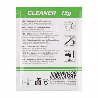 Bravilor Coffee Machine Cleaner 15g Sachets (60 Pack) - Click to Enlarge