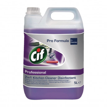 CIF Pro Formula 2-in-1 Cleaner and Disinfectant Concentrate 5Ltr (2 Pack) - Click to Enlarge