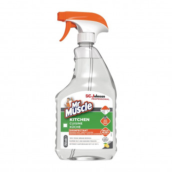 Mr Muscle Ready to Use Kitchen Disinfectant Lemon 750ml - Click to Enlarge