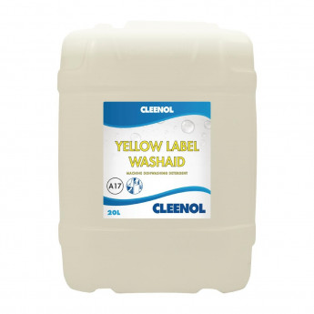 Cleenol Yellow Label Wash Aid Dishwasher Detergent 20Ltr - Click to Enlarge