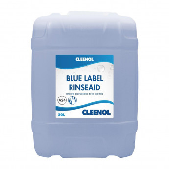 Cleenol Blue Label Dishwasher and Glasswasher Rinse Aid 20Ltr - Click to Enlarge