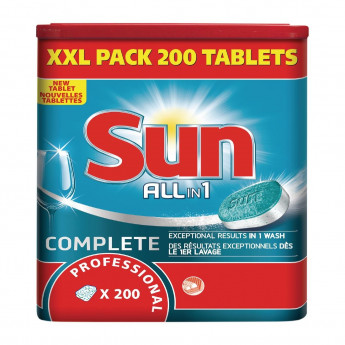 Sun Professional All-in-One Warewasher Tablets (200 Pack) - Click to Enlarge