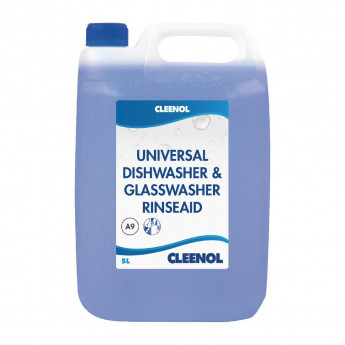 Cleenol Universal Dishwasher and Glasswasher Rinse Aid 5Ltr (2 Pack) - Click to Enlarge