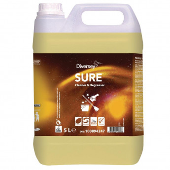 SURE Kitchen Cleaner and Degreaser Concentrate 5Ltr (2 Pack) - Click to Enlarge