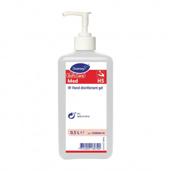 Diversey SoftCare H5 Alcohol Hand Sanitising Gel 500ml (Single Pack) - Click to Enlarge