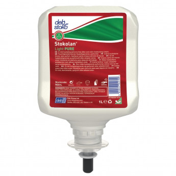 Deb Pure Restore Unperfumed Liquid Hand Cream 1Ltr - Click to Enlarge