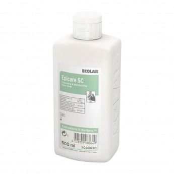Ecolab Epicare 5C Unperfumed Antimicrobial Liquid Hand Soap 500ml (6 Pack) - Click to Enlarge