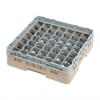 Cambro Camrack Beige 49 Compartments Max Glass Height 92mm - Click to Enlarge