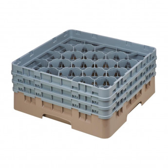 Cambro Camrack Beige 20 Compartments Max Glass Height 174mm - Click to Enlarge
