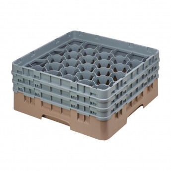 Cambro Camrack Beige 30 Compartments Max Glass Height 174mm - Click to Enlarge