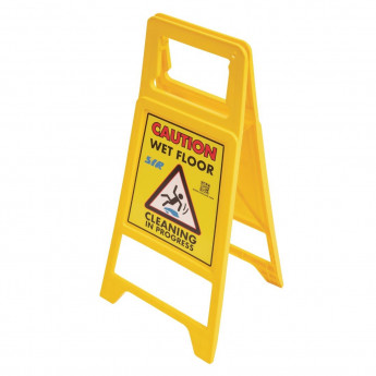 SYR Safe Guard Non-Tip Wet Floor Safety Sign - Click to Enlarge