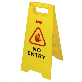 Jantex No Entry Safety Sign - Click to Enlarge