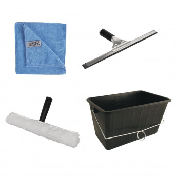 Jantex Window Cleaning Kit 4 Piece Set - Click to Enlarge