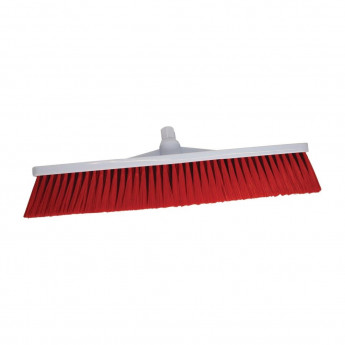 SYR Hygiene Broom Head Soft Bristle Red - Click to Enlarge