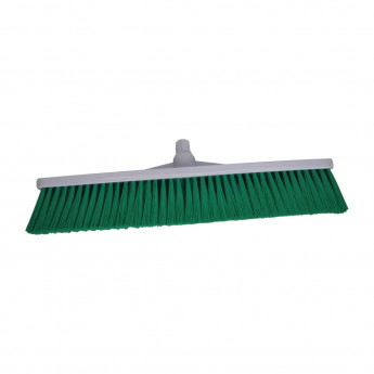 SYR Hygiene Broom Head Soft Bristle Green - Click to Enlarge