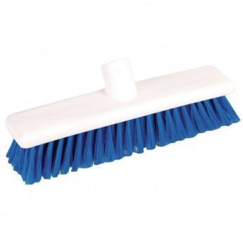 Jantex Hygiene Broom Soft Bristle Blue 12in - Click to Enlarge