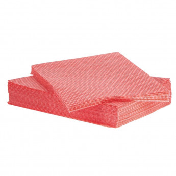 Jantex Solonet Cloths Red (Pack of 50) - Click to Enlarge