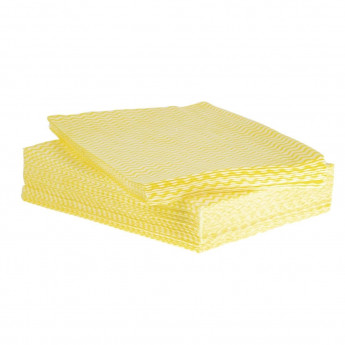 Jantex Solonet Cloths Yellow (Pack of 50) - Click to Enlarge