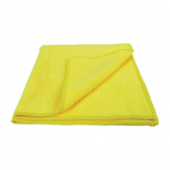 EcoTech Microfibre Cloths Yellow (Pack of 10) - Click to Enlarge