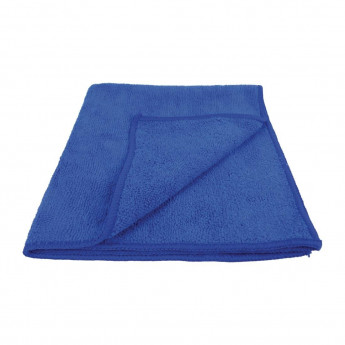 EcoTech Microfibre Cloths Blue (Pack of 10) - Click to Enlarge