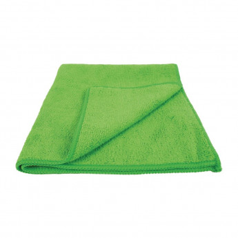 EcoTech Microfibre Cloths Green (Pack of 10) - Click to Enlarge