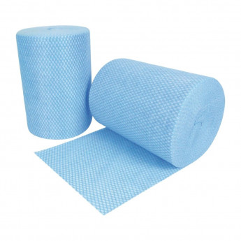 EcoTech Envirolite Super Antibacterial Cleaning Cloths Blue (Roll of 2 x 500) - Click to Enlarge