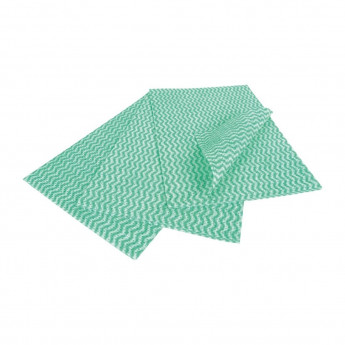 EcoTech Envirowipe Antibacterial Compostable Cleaning Cloths Green (25 Pack) - Click to Enlarge