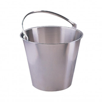 Jantex Stainless Steel Bucket 12Ltr - Click to Enlarge