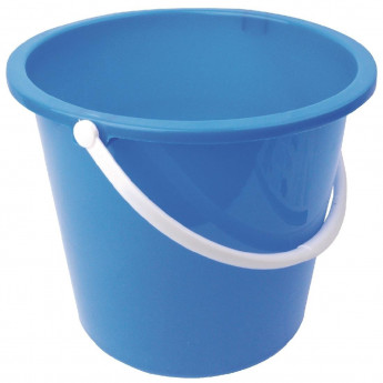 Jantex Round Plastic Bucket Blue 10Ltr - Click to Enlarge