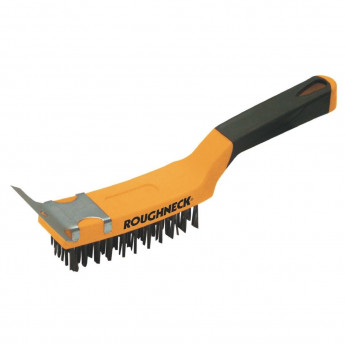 Grill Brush With Scraper - Click to Enlarge