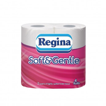 Regina Soft and Gentle Toilet Paper 2-Ply 26.25m (Pack of 40) - Click to Enlarge