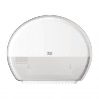 Tork Mini Jumbo Toilet Roll Dispenser White - Click to Enlarge