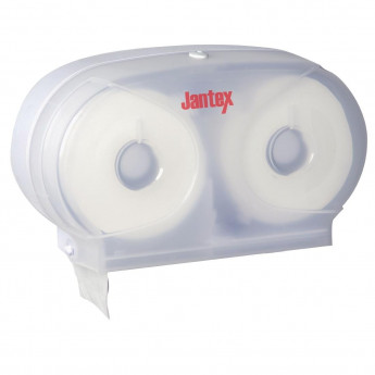 Jantex Micro Twin Toilet Roll Dispenser - Click to Enlarge