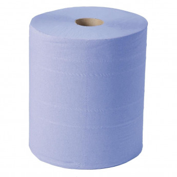 Jantex Blue Maxi Wiper Rolls 2ply (Pack of 2) - Click to Enlarge