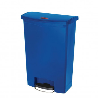 Rubbermaid Slim Jim Step on Bin Front Pedal 90Ltr Blue - Click to Enlarge