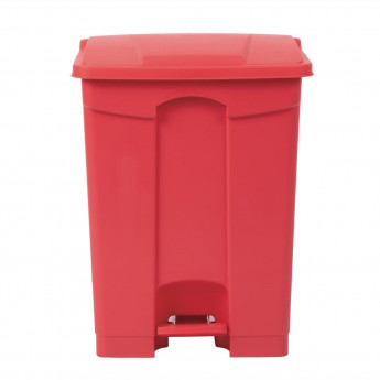 Jantex Kitchen Pedal Bin Red 65Ltr - Click to Enlarge
