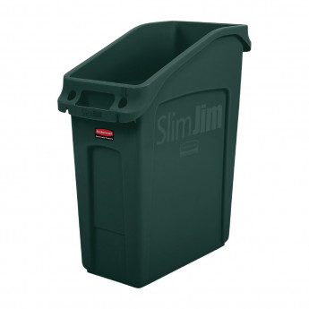 Rubbermaid Slim Jim Under-Counter Bin Green 49Ltr - Click to Enlarge