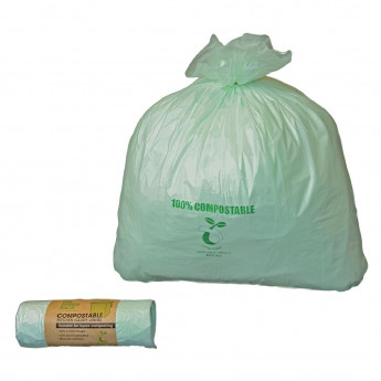 Jantex Small Compostable Caddy Liners 10Ltr (Pack of 24) - Click to Enlarge