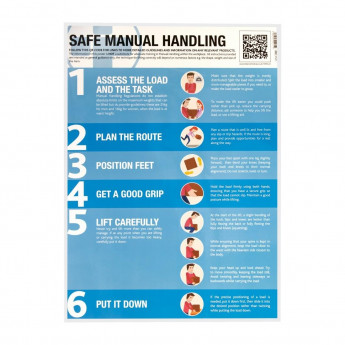 Safe Manual Handling Poster - Click to Enlarge