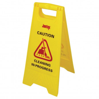Jantex Cleaning in Progress Safety Sign - Click to Enlarge