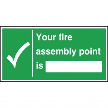 Fire Assembly Point Sign - Click to Enlarge