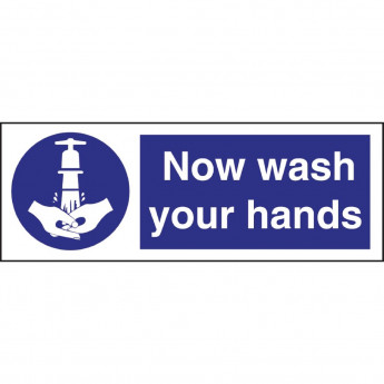 Vogue Now Wash Your Hands Symbol Sign - Click to Enlarge