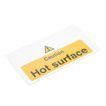 Vogue Caution Hot Surface Sign - Click to Enlarge