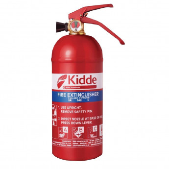 Kidde Multi Purpose Fire Extinguisher (A,B, C and electrical fires) - Click to Enlarge