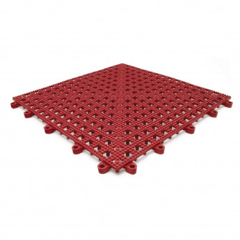 COBA Red Flexi-Deck Tiles (Pack of 9) - Click to Enlarge