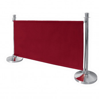 Bolero Red Canvas Barrier - Click to Enlarge