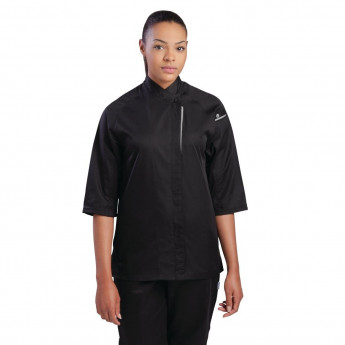 Chef Works Cool Vent Verona Womens Chefs Jacket Black