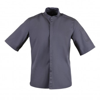 Southside Band Collar Jacket Charcoal - Click to Enlarge